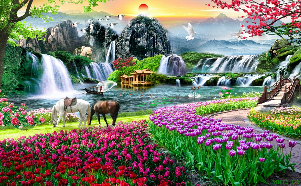 Phong cảnh sơn thủy hữu tình MHT2-170